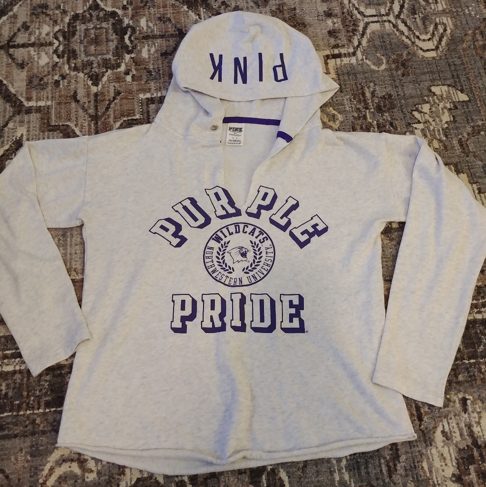 Vs Pink limited edition Northwestern hoodie
